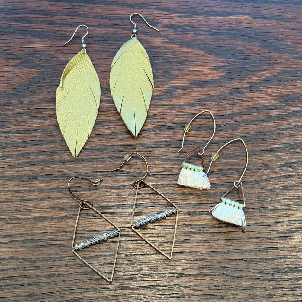 Set of 3 Earrings
